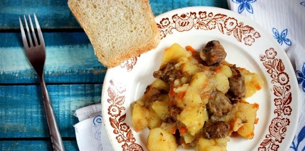 Печінка з картоплею в духовці: калорійність, рецепти покроково