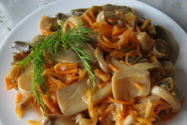 Гливи по-корейськи: рецепти приготування маринованих грибів
