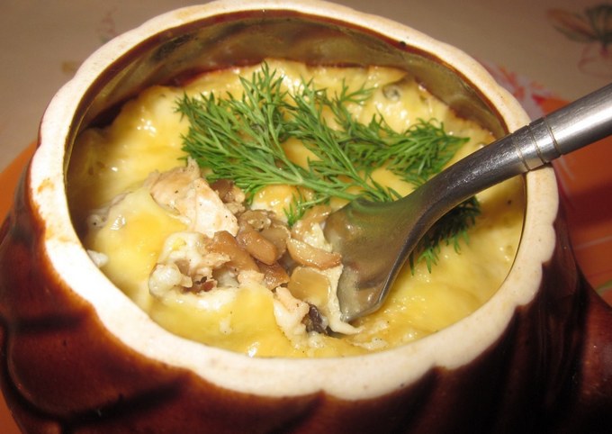 Картопля з грибами в горщиках: прості рецепти смачних страв