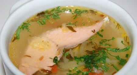 Суп з горбуші (свіжої та консервованої): рецепти з фото