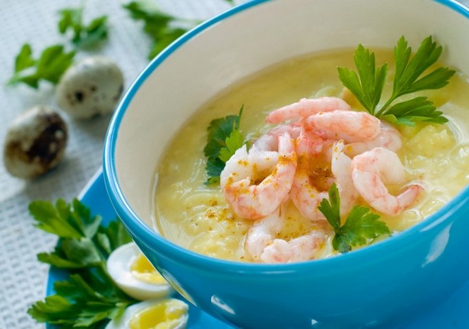 Суп з креветками (сирний, вершковий, овочевий): рецепти з фото
