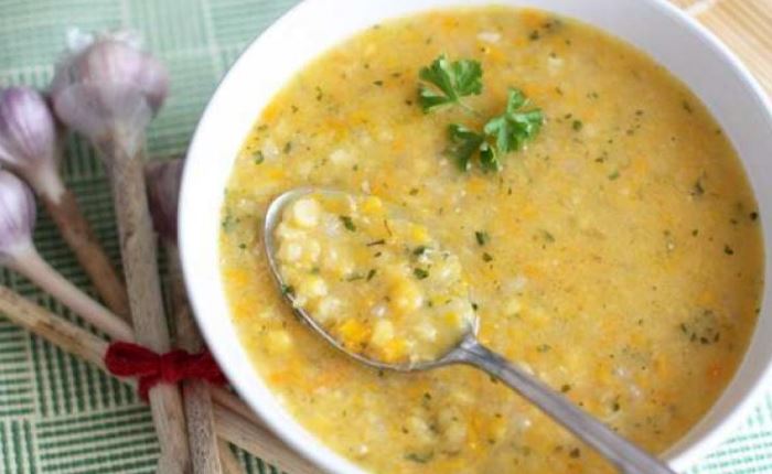 Пісний суп гороховий: покроковий рецепт з фото, калорійність